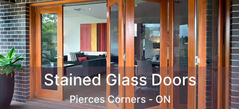  Stained Glass Doors Pierces Corners - ON