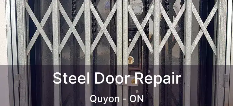  Steel Door Repair Quyon - ON