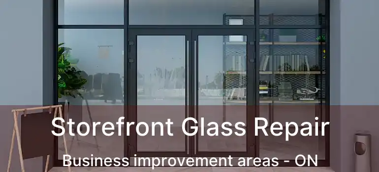  Storefront Glass Repair Business improvement areas - ON