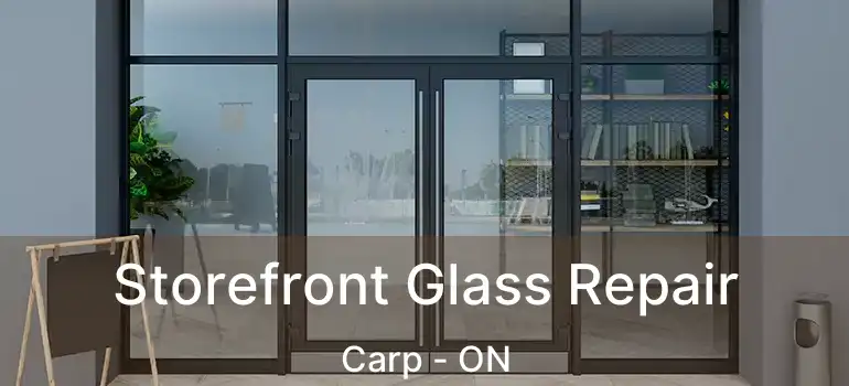  Storefront Glass Repair Carp - ON