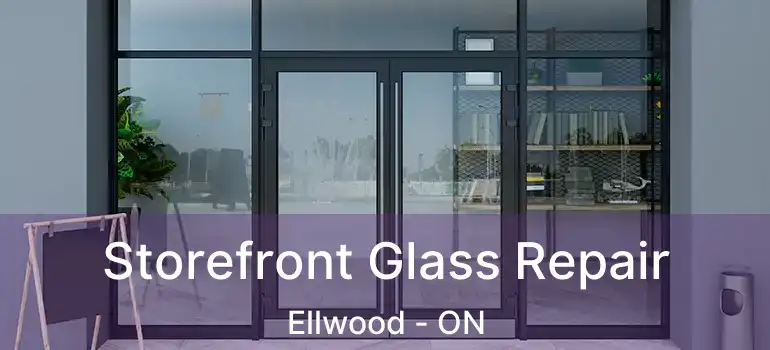  Storefront Glass Repair Ellwood - ON