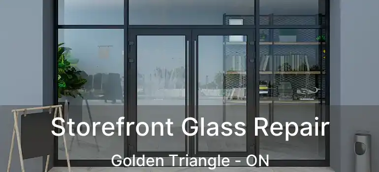  Storefront Glass Repair Golden Triangle - ON