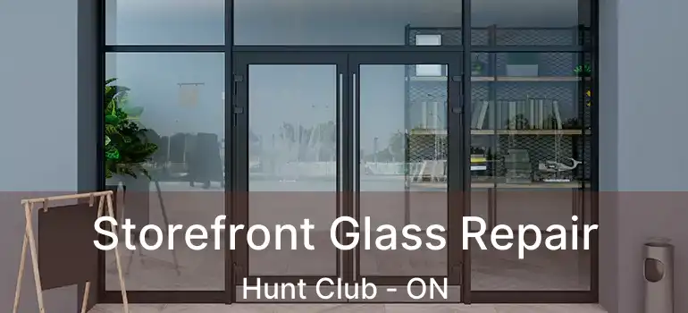  Storefront Glass Repair Hunt Club - ON