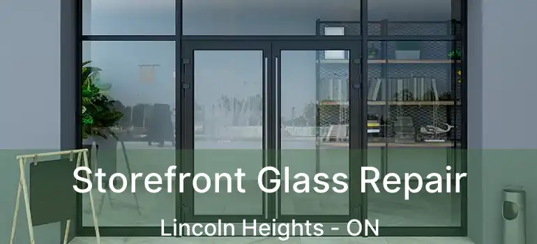  Storefront Glass Repair Lincoln Heights - ON