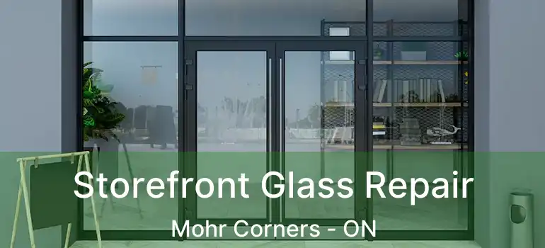  Storefront Glass Repair Mohr Corners - ON