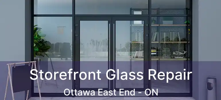  Storefront Glass Repair Ottawa East End - ON