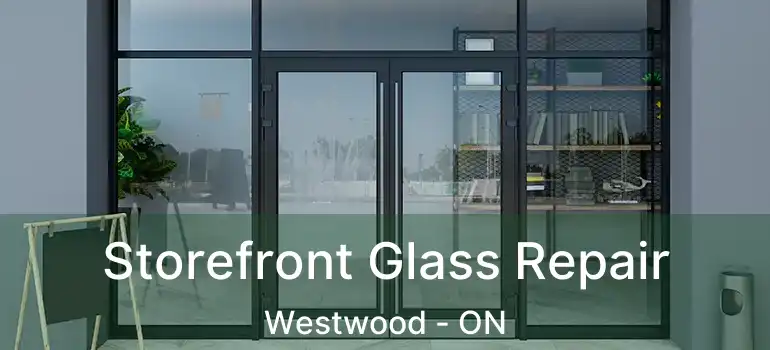  Storefront Glass Repair Westwood - ON