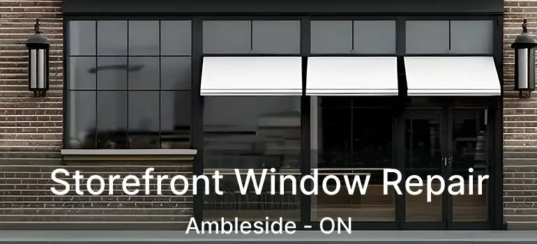  Storefront Window Repair Ambleside - ON