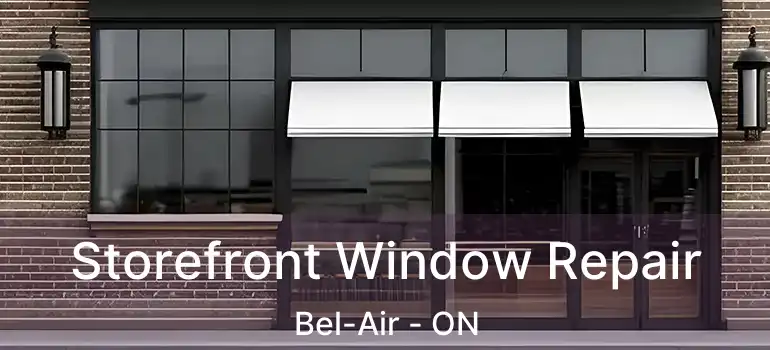  Storefront Window Repair Bel-Air - ON