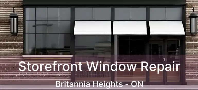  Storefront Window Repair Britannia Heights - ON