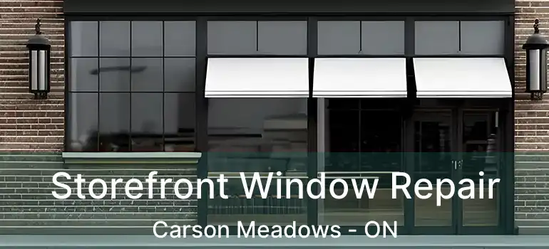  Storefront Window Repair Carson Meadows - ON