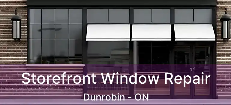  Storefront Window Repair Dunrobin - ON