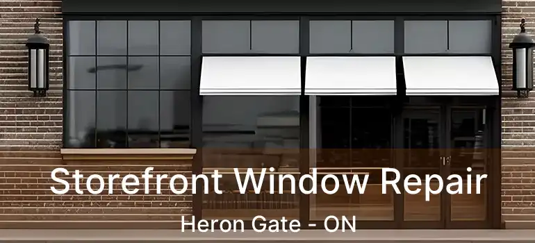  Storefront Window Repair Heron Gate - ON