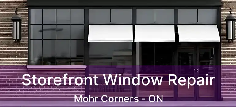  Storefront Window Repair Mohr Corners - ON