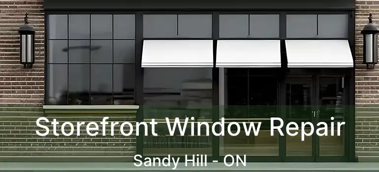  Storefront Window Repair Sandy Hill - ON