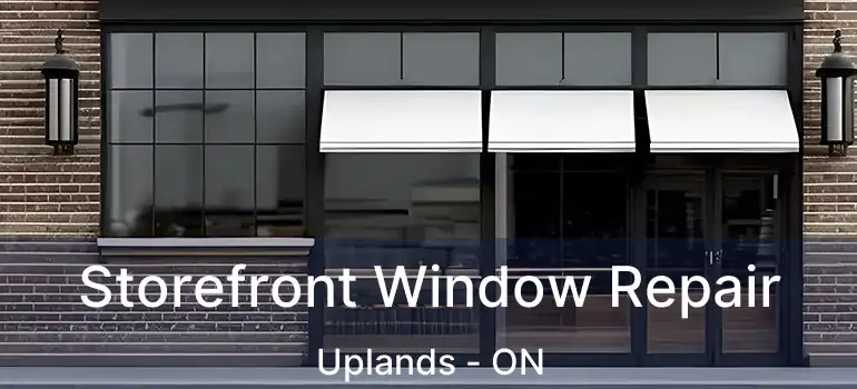  Storefront Window Repair Uplands - ON