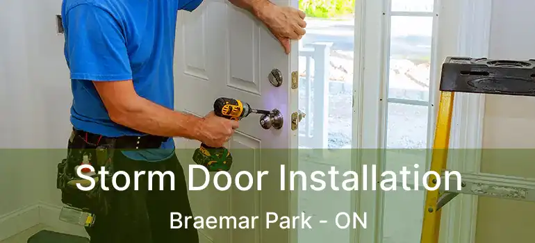  Storm Door Installation Braemar Park - ON