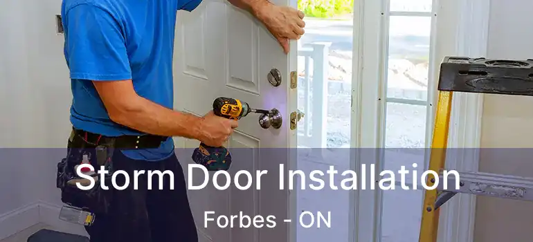  Storm Door Installation Forbes - ON