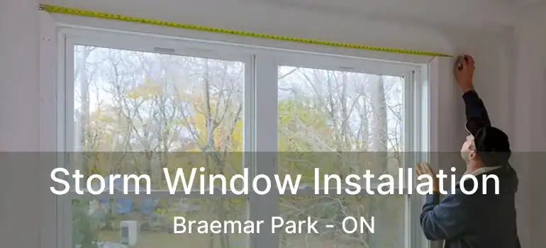  Storm Window Installation Braemar Park - ON