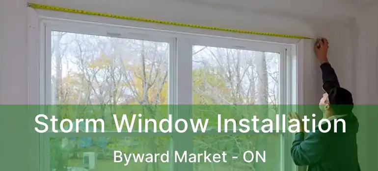  Storm Window Installation Byward Market - ON