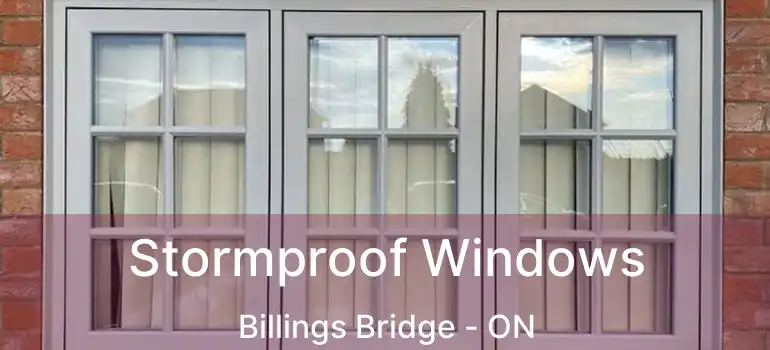  Stormproof Windows Billings Bridge - ON