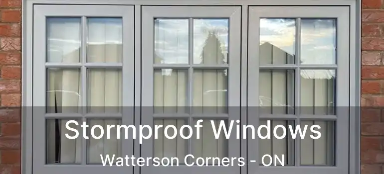  Stormproof Windows Watterson Corners - ON