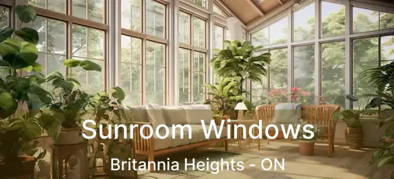  Sunroom Windows Britannia Heights - ON