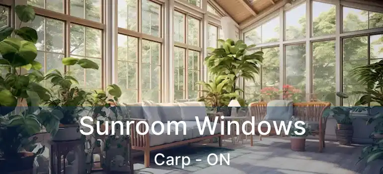  Sunroom Windows Carp - ON