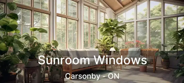  Sunroom Windows Carsonby - ON