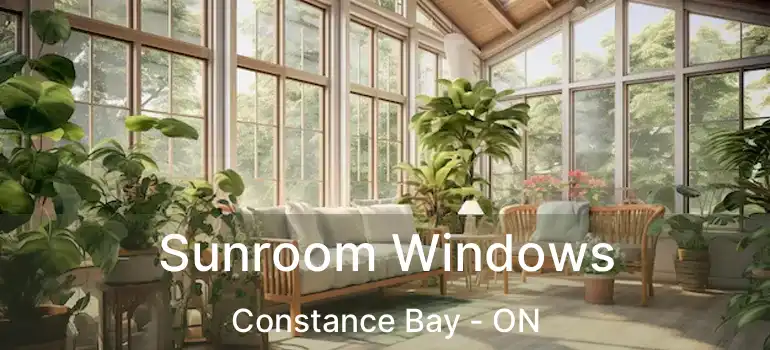  Sunroom Windows Constance Bay - ON