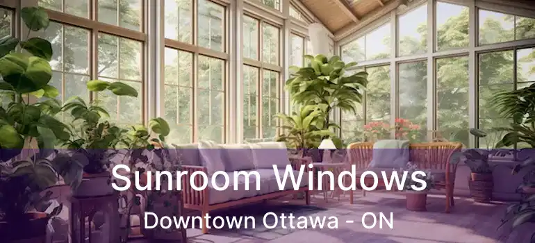  Sunroom Windows Downtown Ottawa - ON