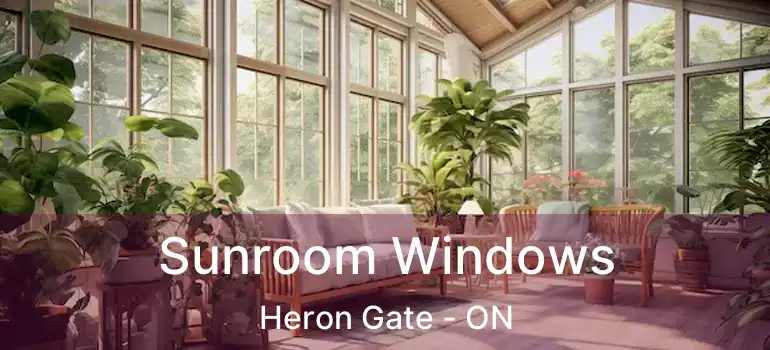  Sunroom Windows Heron Gate - ON