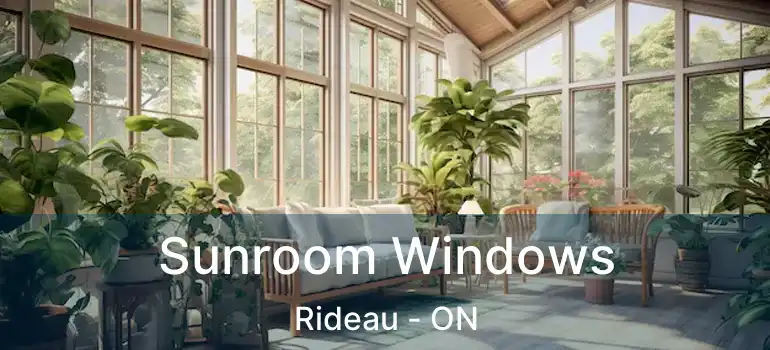  Sunroom Windows Rideau - ON