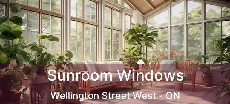  Sunroom Windows Wellington Street West - ON