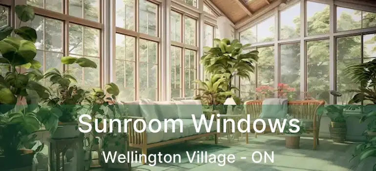  Sunroom Windows Wellington Village - ON