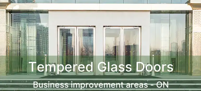  Tempered Glass Doors Business improvement areas - ON