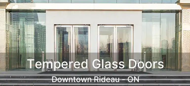  Tempered Glass Doors Downtown Rideau - ON