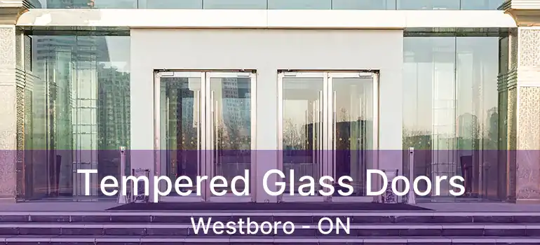  Tempered Glass Doors Westboro - ON