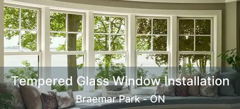  Tempered Glass Window Installation Braemar Park - ON