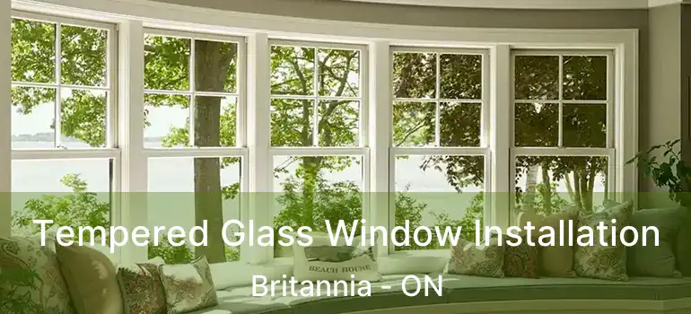  Tempered Glass Window Installation Britannia - ON