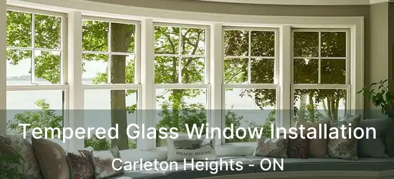  Tempered Glass Window Installation Carleton Heights - ON