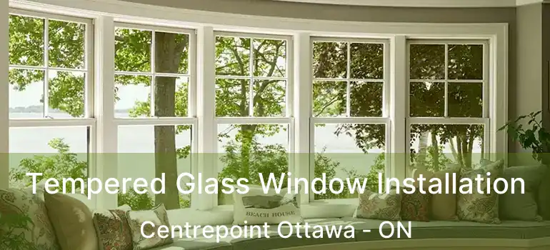  Tempered Glass Window Installation Centrepoint Ottawa - ON