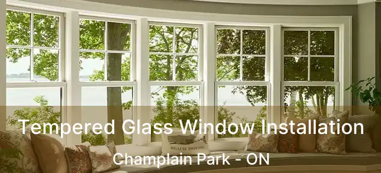  Tempered Glass Window Installation Champlain Park - ON