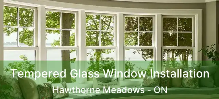  Tempered Glass Window Installation Hawthorne Meadows - ON