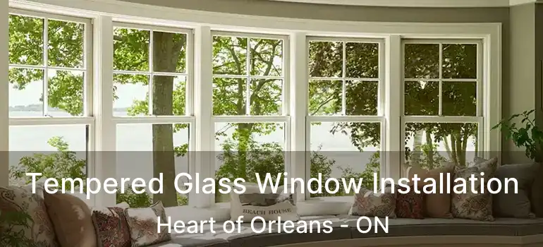  Tempered Glass Window Installation Heart of Orleans - ON