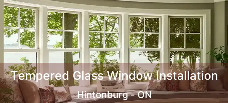  Tempered Glass Window Installation Hintonburg - ON