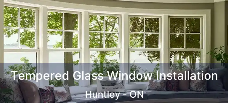  Tempered Glass Window Installation Huntley - ON