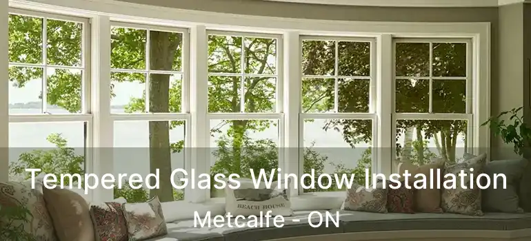  Tempered Glass Window Installation Metcalfe - ON