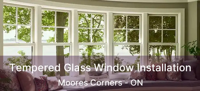  Tempered Glass Window Installation Moores Corners - ON