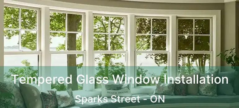  Tempered Glass Window Installation Sparks Street - ON